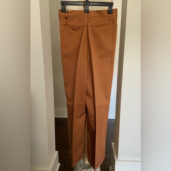 Vtg Gucci cotton pants, size 42 Italian. Nice cut, rich brown, great condition - Picture 5 of 8